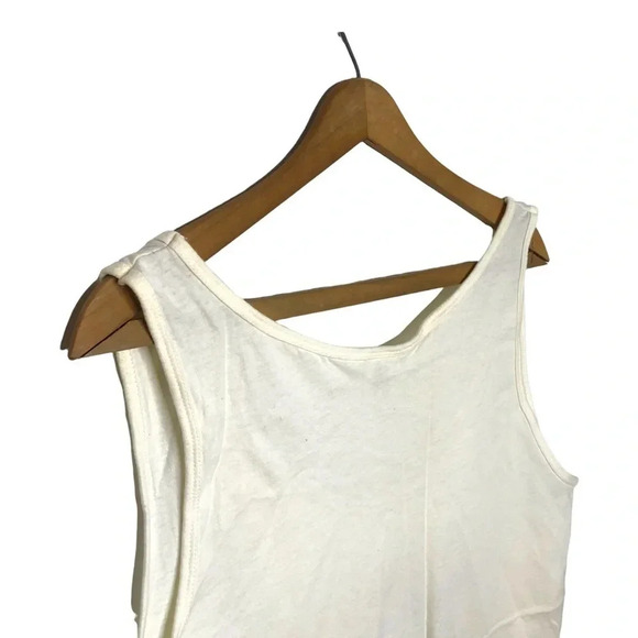 Vintage 80s Single Stitch Graphic Botanical Aquatic Muscle Tank Top - Picture 4 of 9